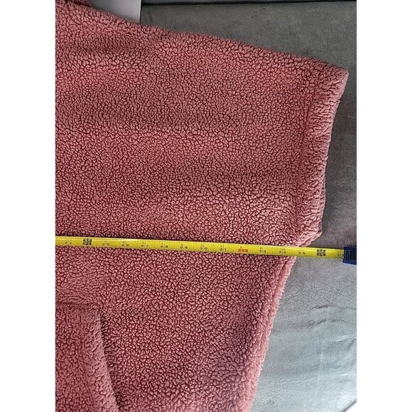 CAbi Embrace Topper Hooded Fleece Jacket Zip Front Women Large 4121 Dusty Rose - Picture 11 of 13